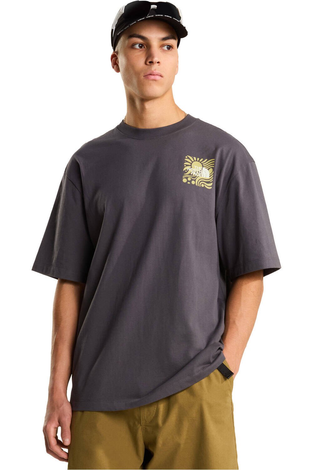 The North Face camiseta montaña manga corta hombre M SUN OVERSIZE SHORT SLEEVE TEE-GRAPHIC vista frontal