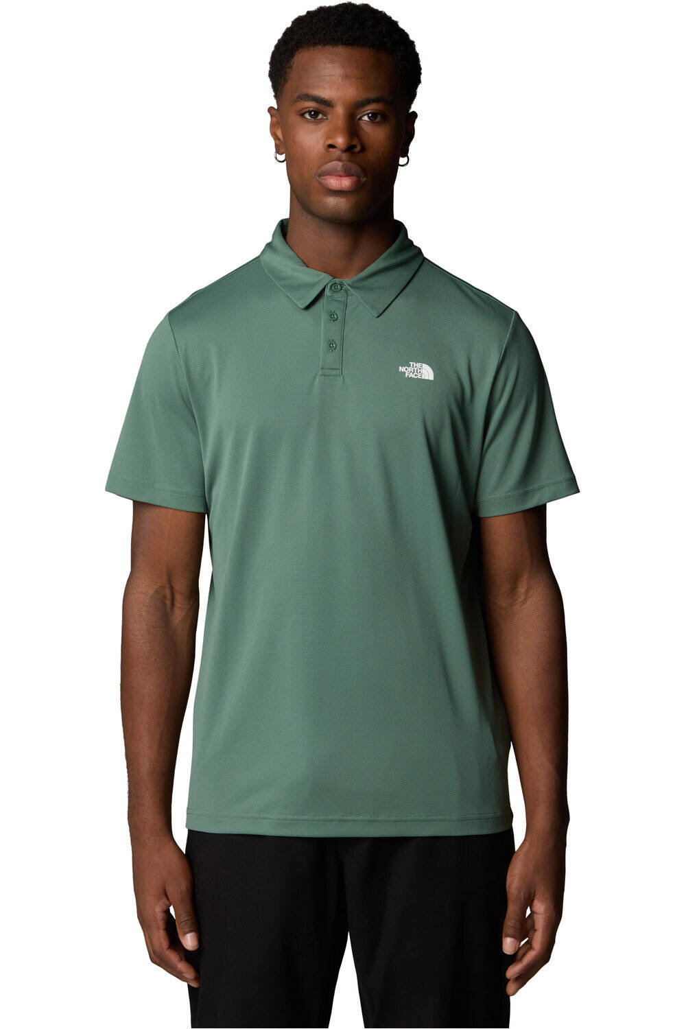 The North Face camiseta montaña manga corta hombre M TANKEN POLO - EU vista frontal