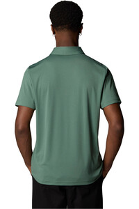 The North Face camiseta montaña manga corta hombre M TANKEN POLO - EU vista trasera