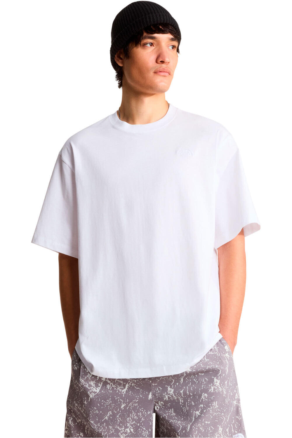 The North Face camiseta montaña manga corta hombre M TNF ESSENTIAL SIMPLE DOME OS SS TEE vista frontal