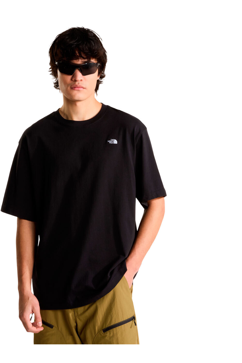 The North Face camiseta montaña manga corta hombre M TNF ESSENTIAL SIMPLE DOME OS SS TEE vista frontal