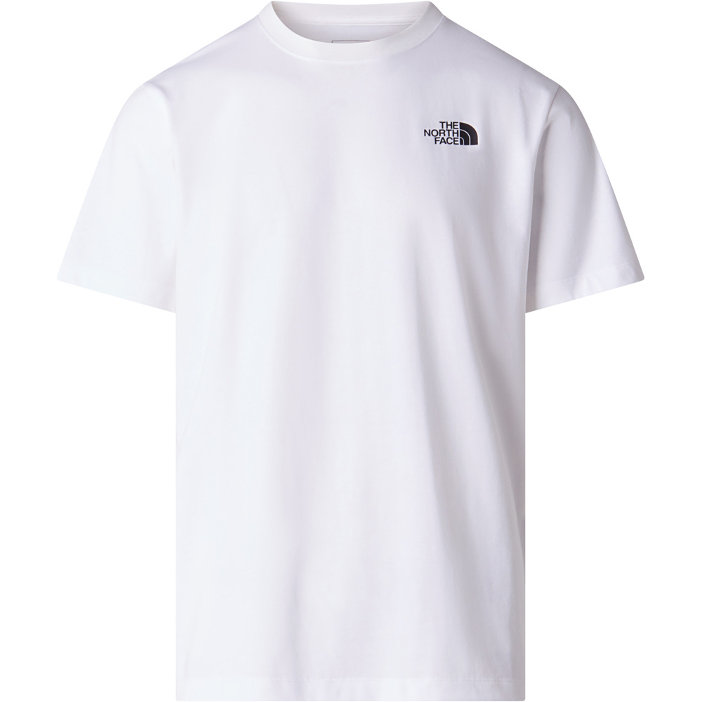 The North Face camiseta montaña manga corta hombre M VERTICAL REGULAR SHORT SLEEVE TEE-GRAP vista detalle