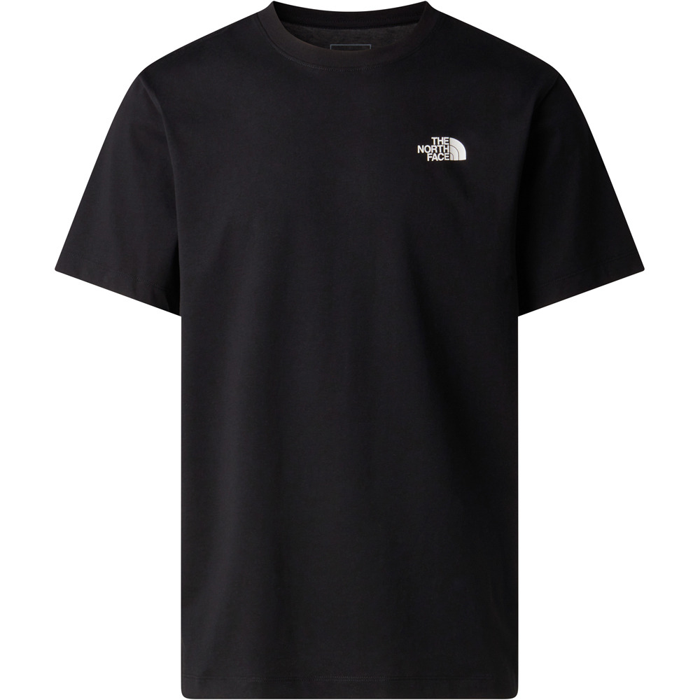The North Face camiseta montaña manga corta hombre M VERTICAL REGULAR SHORT SLEEVE TEE-GRAP vista detalle