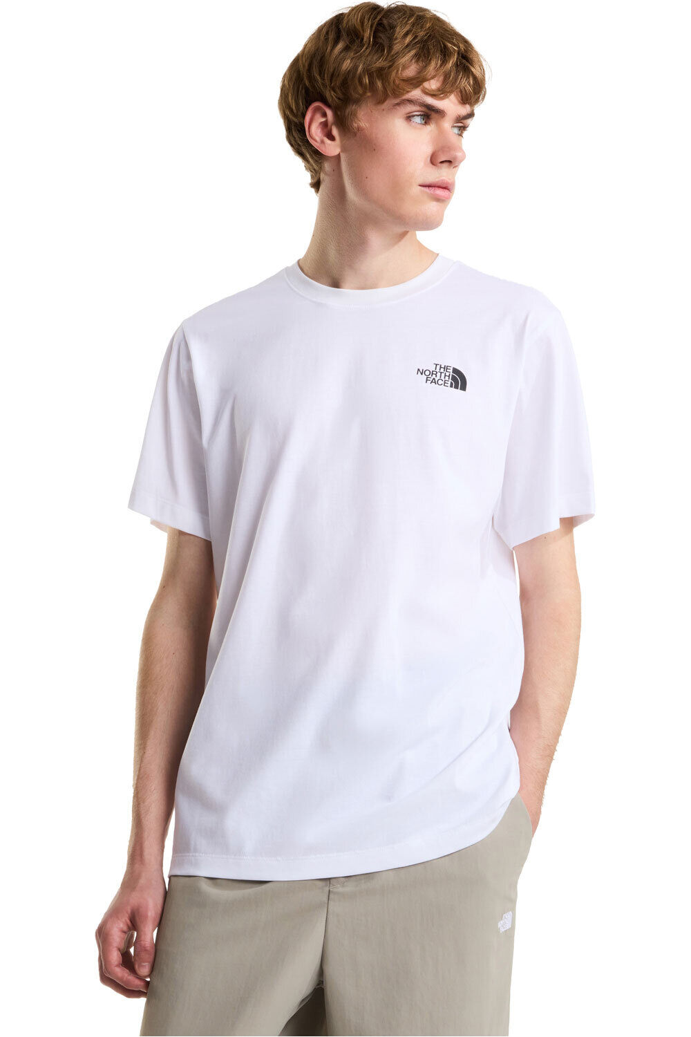 The North Face camiseta montaña manga corta hombre M VERTICAL REGULAR SHORT SLEEVE TEE-GRAP vista frontal