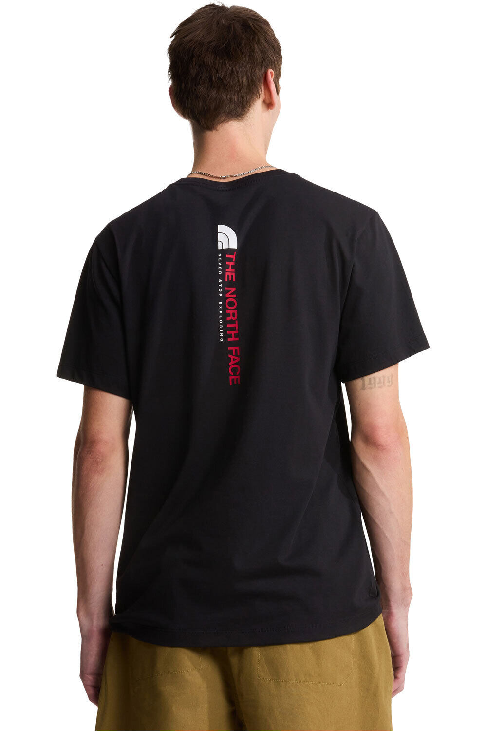 The North Face camiseta montaña manga corta hombre M VERTICAL REGULAR SHORT SLEEVE TEE-GRAP vista trasera