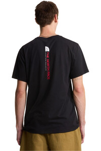 The North Face camiseta montaña manga corta hombre M VERTICAL REGULAR SHORT SLEEVE TEE-GRAP vista trasera