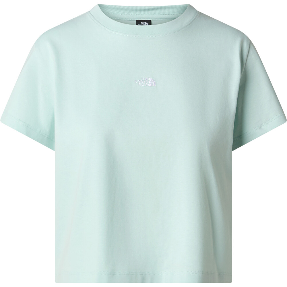 The North Face camiseta montaña manga corta mujer W ESSENTIAL REGULAR SHORT SLEEVE CUTIE T vista detalle