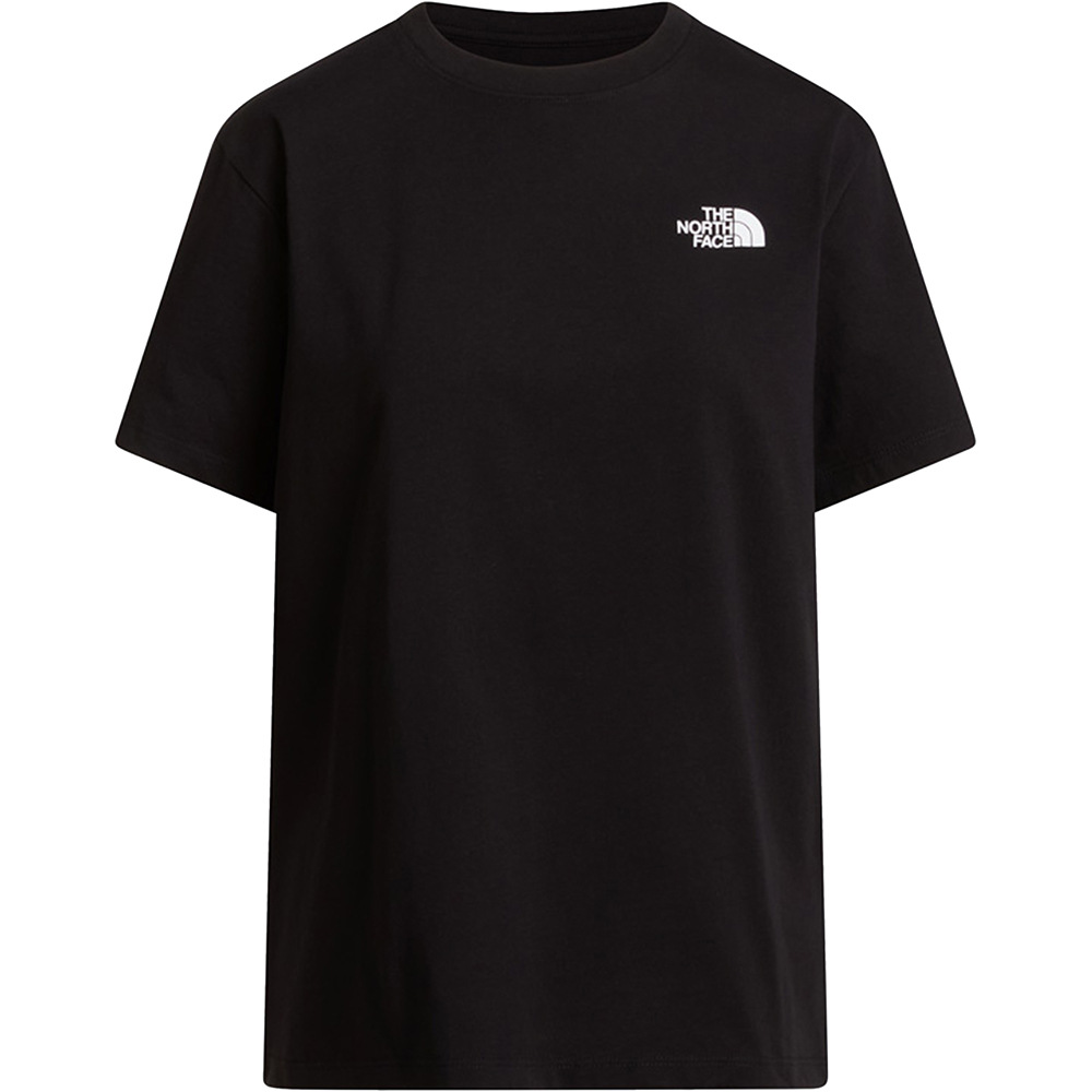 The North Face camiseta montaña manga corta mujer W EVOLUTION BOX NSE RELAXED SHORT SLEEVE vista detalle