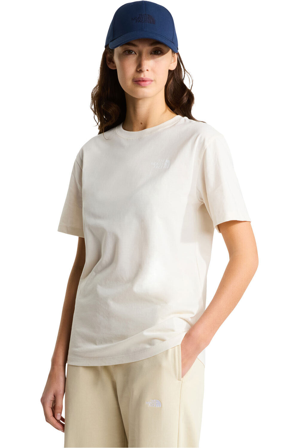 The North Face camiseta montaña manga corta mujer W EVOLUTION BOX NSE RELAXED SHORT SLEEVE vista frontal