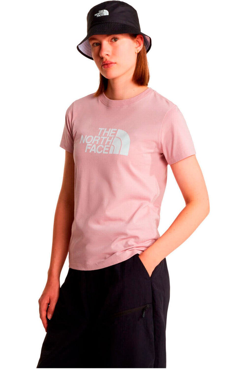 The North Face camiseta montaña manga corta mujer W EVOLUTION HALF DOME SLIM SHORT SLEEVE vista frontal