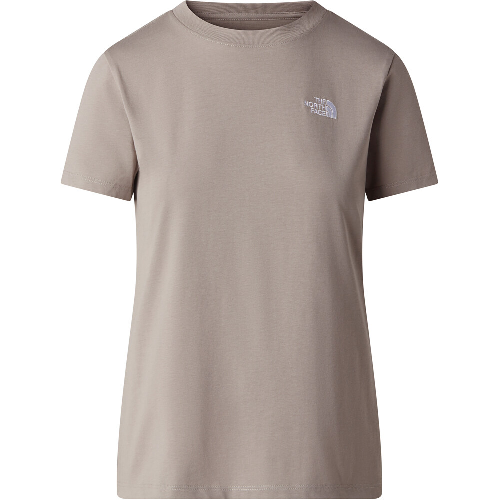 The North Face camiseta montaña manga corta mujer W EVOLUTION SIMPLE DOME SLM SHORT SLEEVE vista detalle