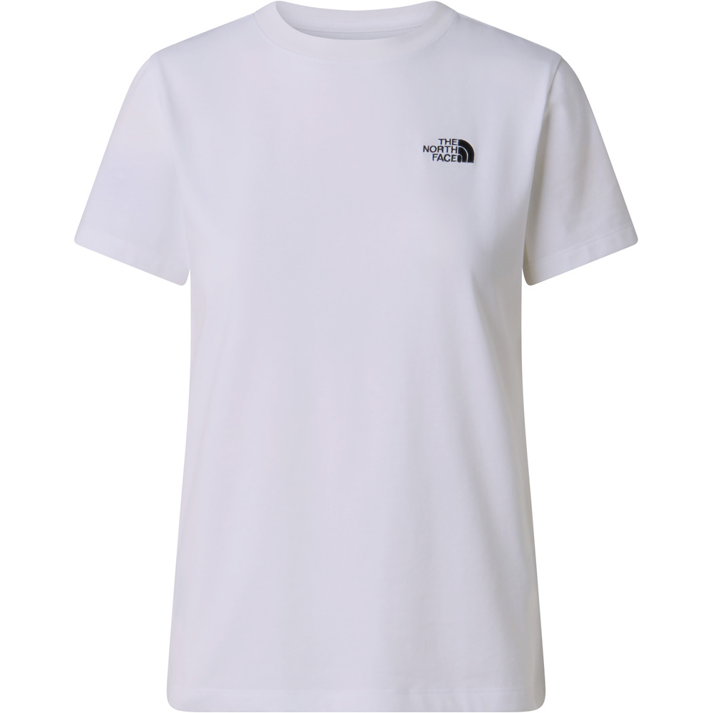 The North Face camiseta montaña manga corta mujer W EVOLUTION SIMPLE DOME SLM SHORT SLEEVE vista detalle