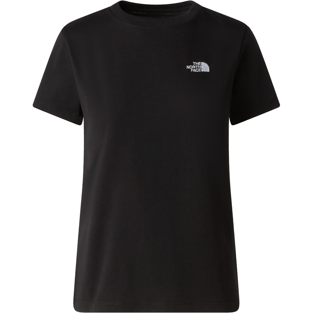 The North Face camiseta montaña manga corta mujer W EVOLUTION SIMPLE DOME SLM SHORT SLEEVE vista detalle