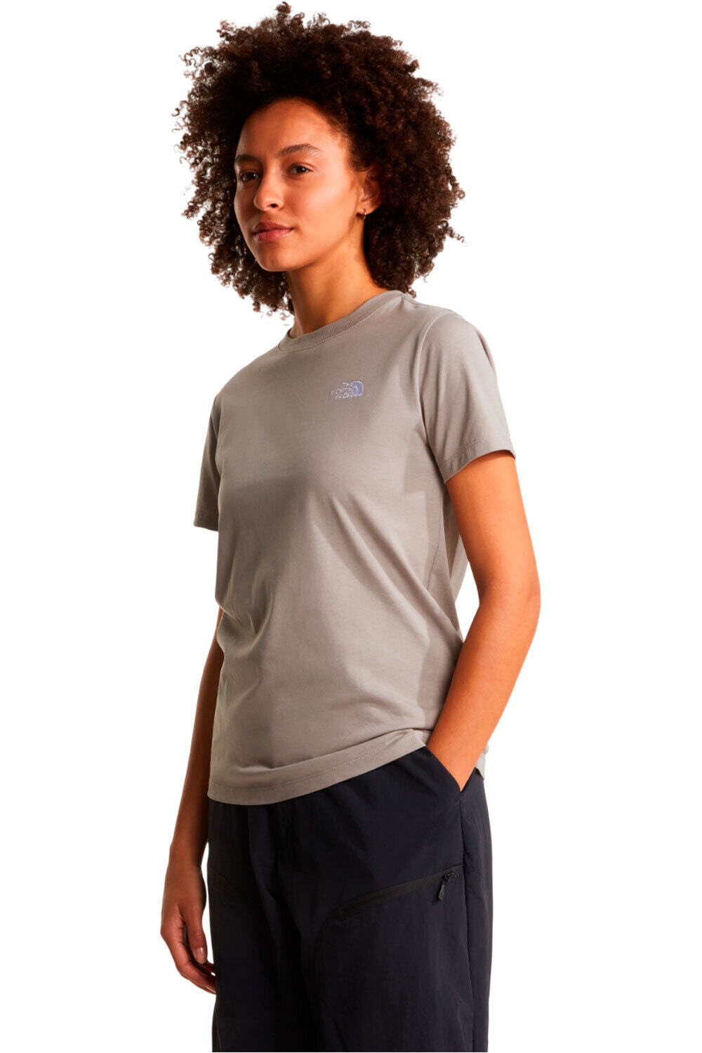 The North Face camiseta montaña manga corta mujer W EVOLUTION SIMPLE DOME SLM SHORT SLEEVE vista frontal