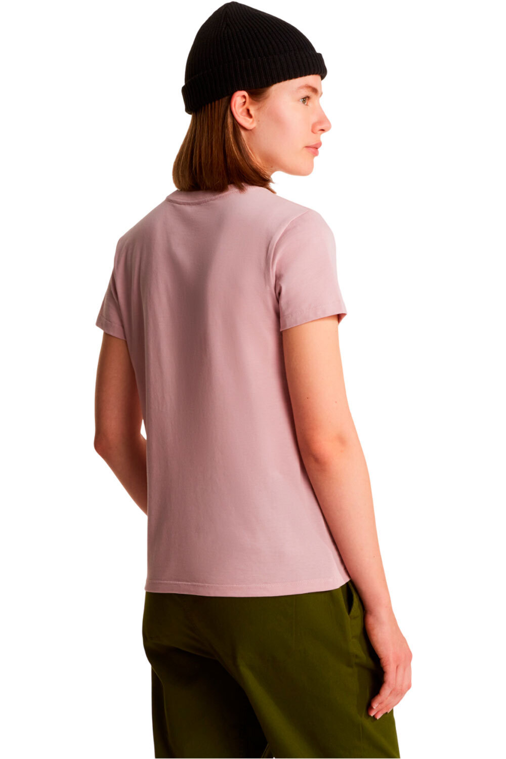 The North Face camiseta montaña manga corta mujer W EVOLUTION SIMPLE DOME SLM SHORT SLEEVE vista trasera