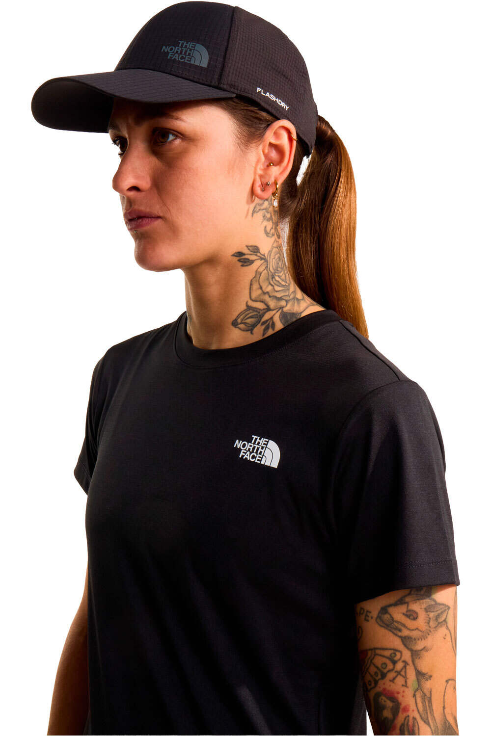 The North Face camiseta montaña manga corta mujer W FLEX SHORT SLEEVES REG TEE 03