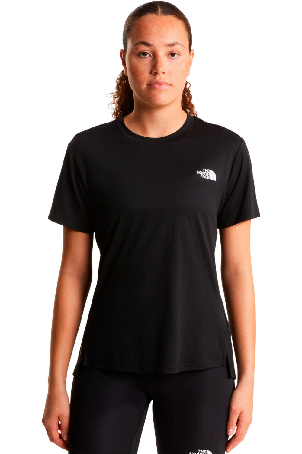 The North Face camiseta montaña manga corta mujer W FLEX SHORT SLEEVES TEE GRAPHIC vista frontal