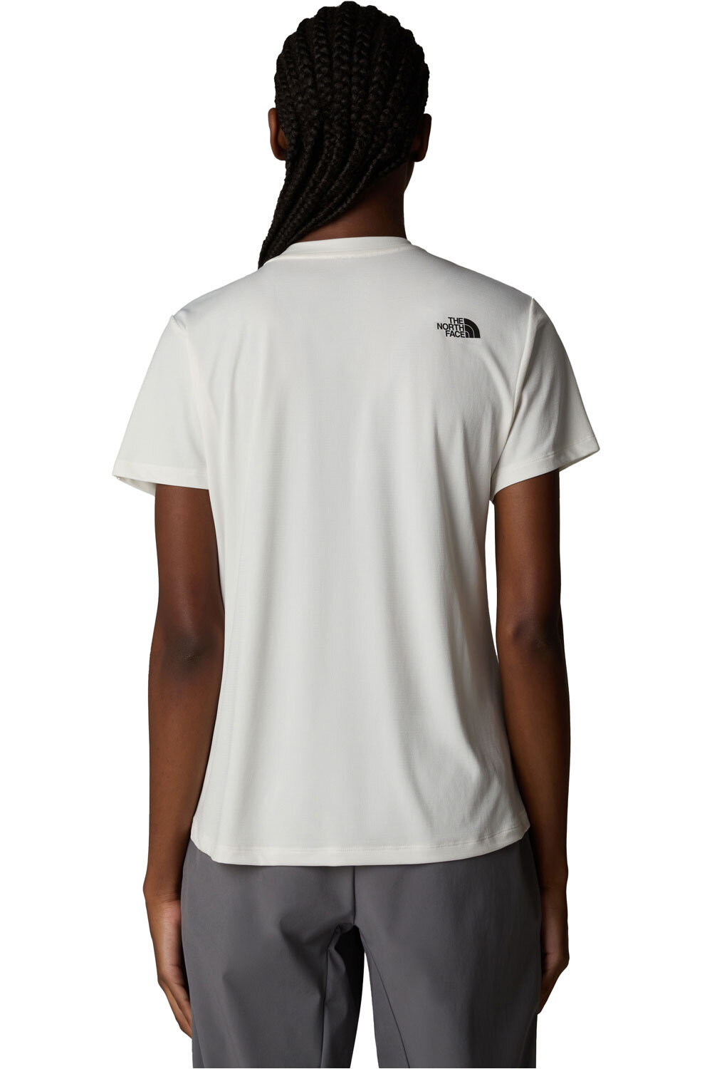 The North Face camiseta montaña manga corta mujer W FLEX S/S TEE REG vista trasera