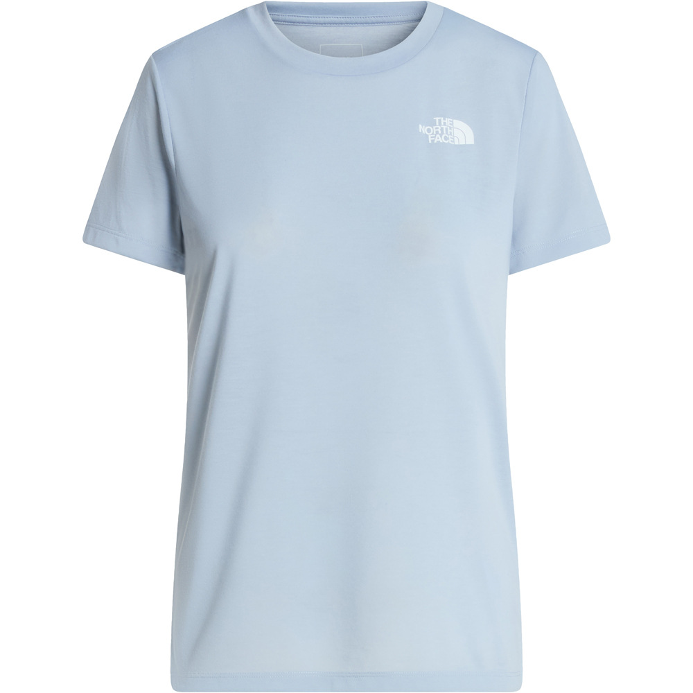 The North Face camiseta montaña manga corta mujer W FOUNDATION MOUNT SS TEE vista detalle
