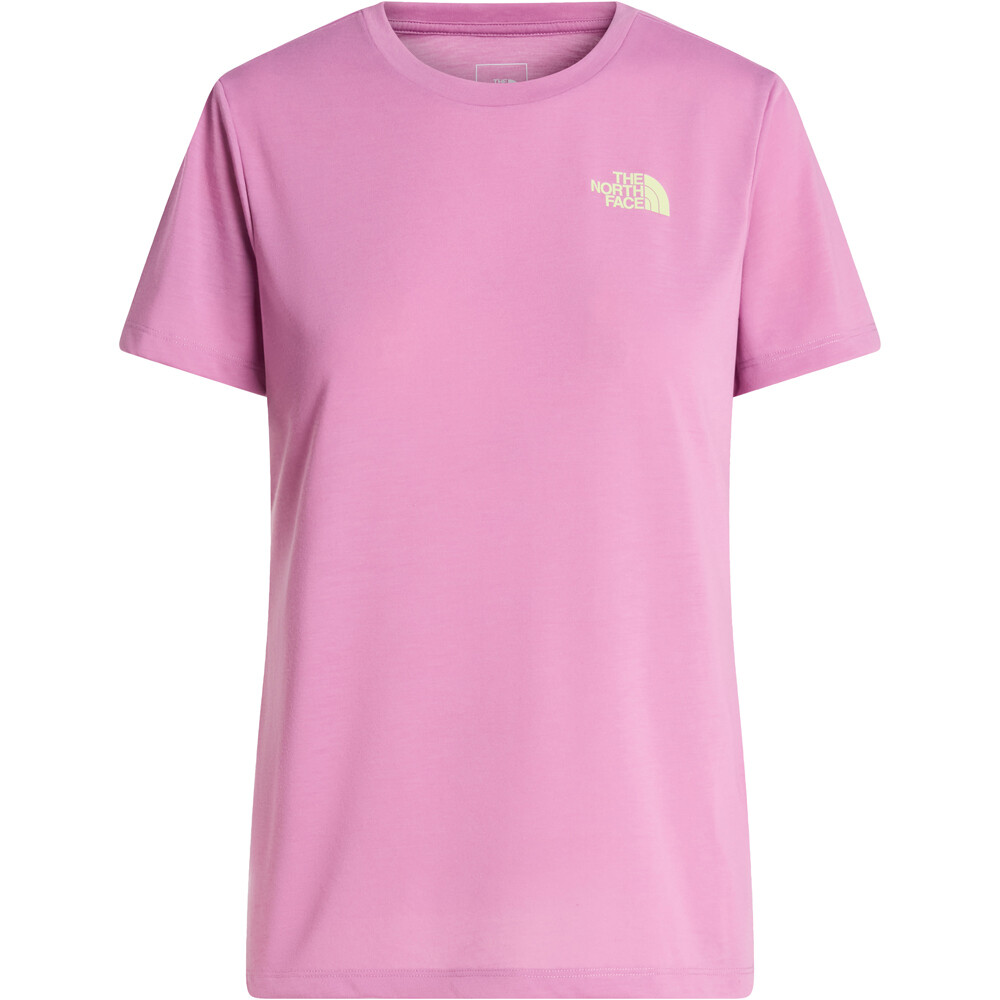 The North Face camiseta montaña manga corta mujer W FOUNDATION MOUNT SS TEE vista detalle