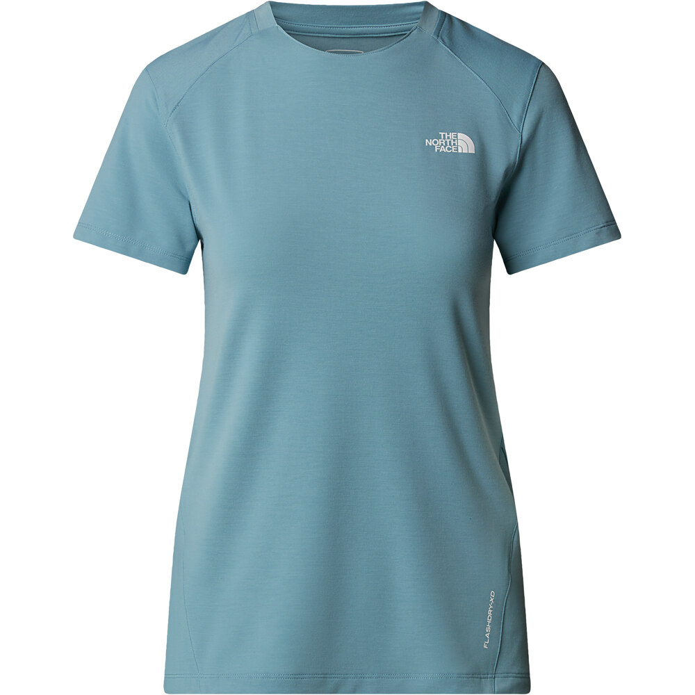 The North Face camiseta montaña manga corta mujer W LIGHTNING ALPINE S/S vista detalle