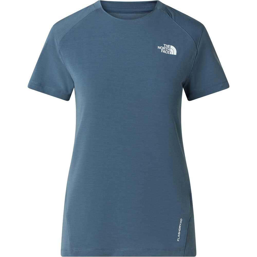 The North Face camiseta montaña manga corta mujer W LIGHTNING ALPINE S/S vista detalle