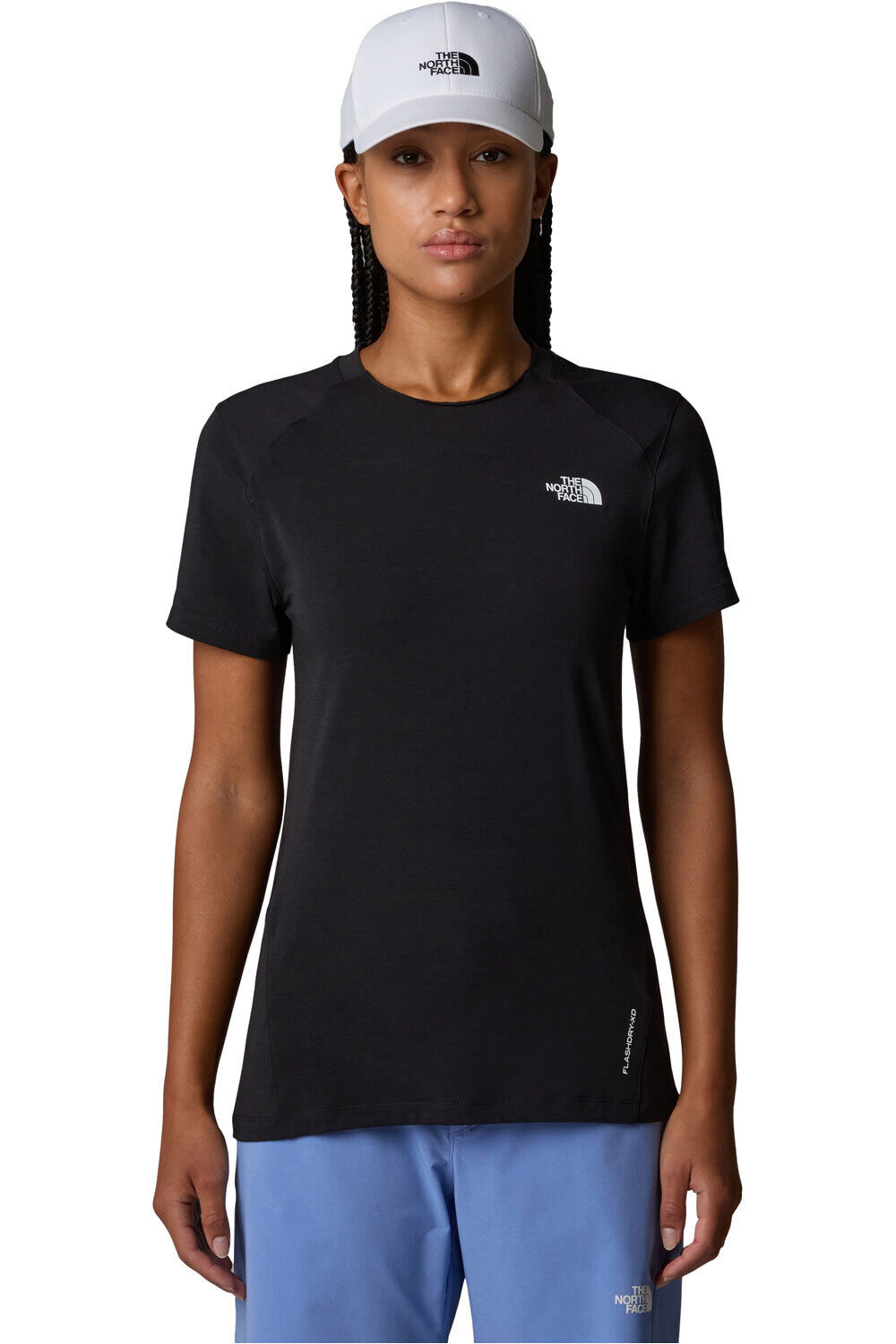 The North Face camiseta montaña manga corta mujer W LIGHTNING ALPINE S/S vista frontal