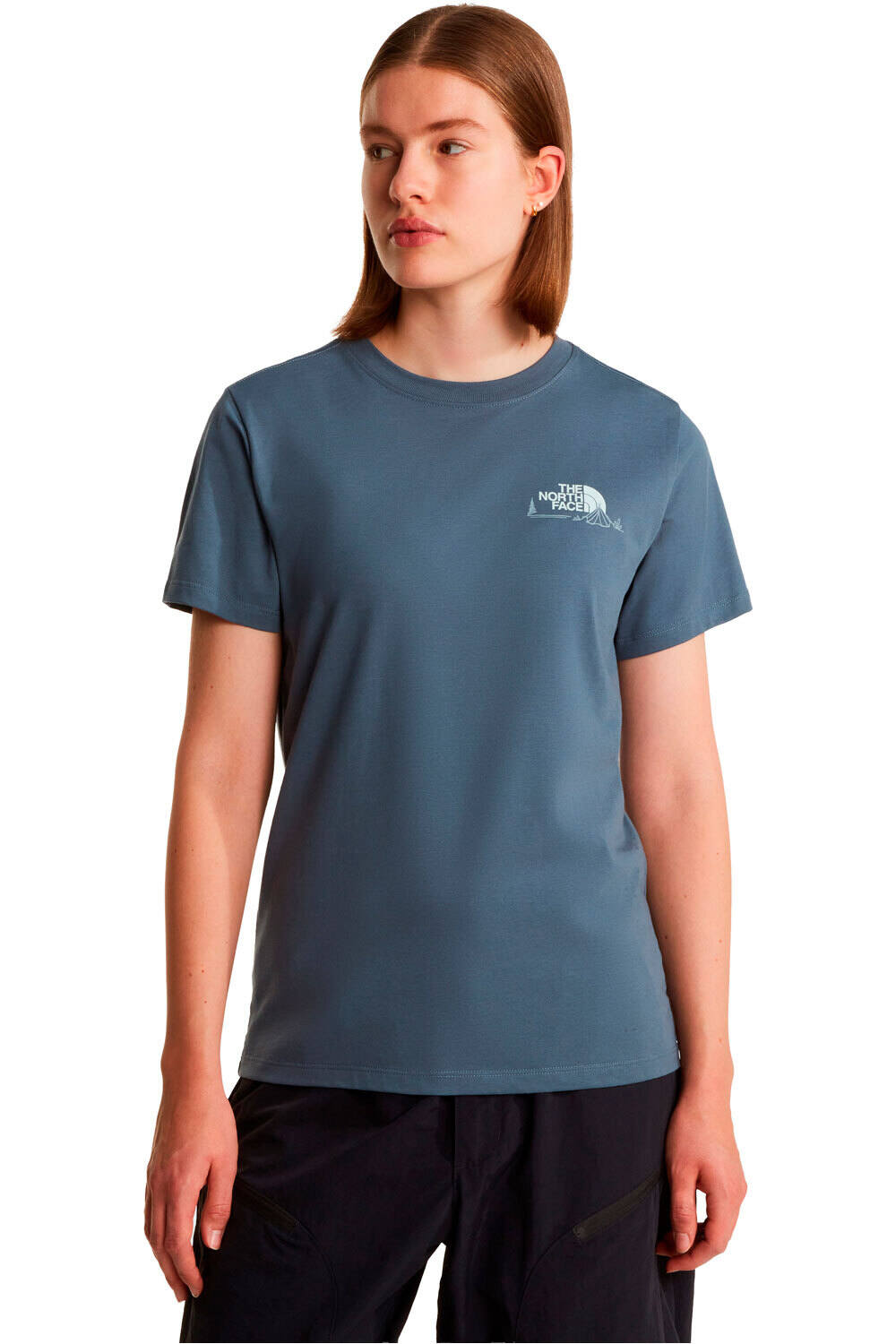 The North Face camiseta montaña manga corta mujer W MONTE REGULAR SHORT SLEEVE TEE-GRAPHIC vista frontal