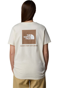 The North Face camiseta montaña manga corta mujer W S/S BOX NSE RELAXED TEE vista trasera
