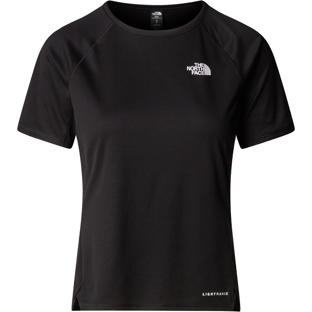 The North Face camiseta montaña manga corta mujer W SUNRISER S/S vista detalle