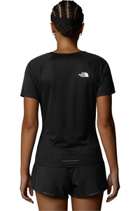 The North Face camiseta montaña manga corta mujer W SUNRISER S/S vista trasera