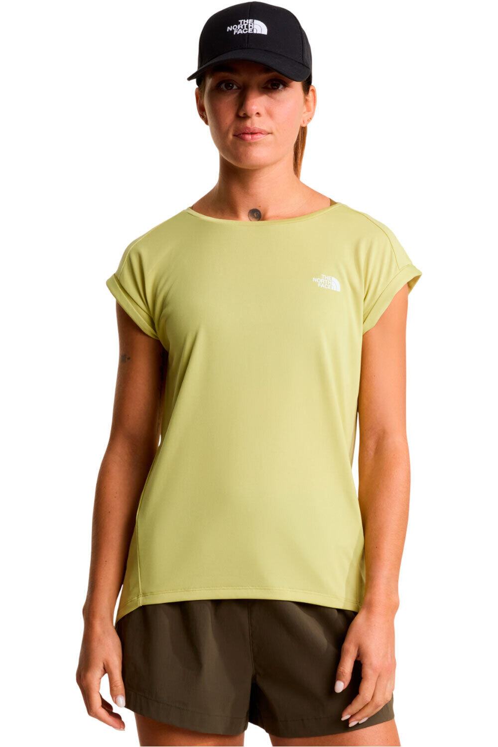 The North Face camiseta montaña manga corta mujer W TANKEN TANK - EU vista frontal