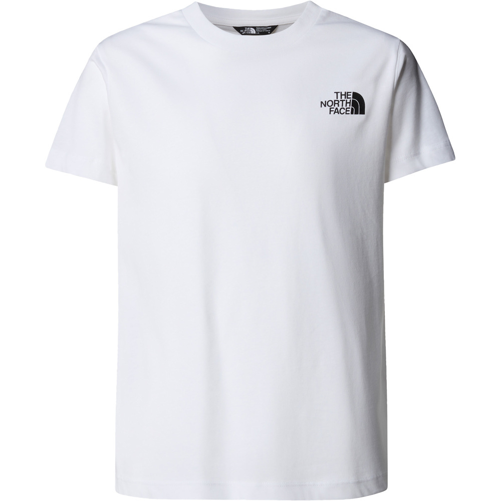 The North Face camiseta montaña manga corta niño TEEN BOX NSE REGULAR SS TEE vista detalle