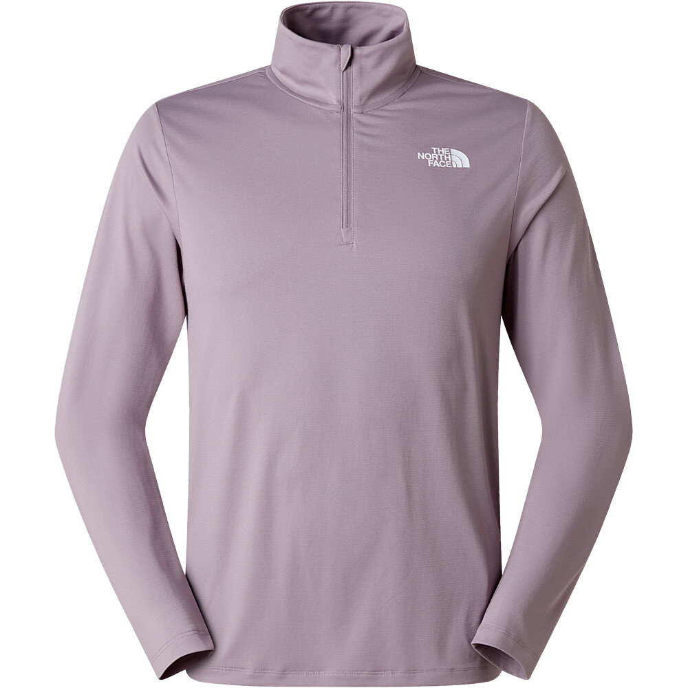 The North Face camiseta montaña manga larga hombre M 24/7 1/4 ZIP TEE vista detalle
