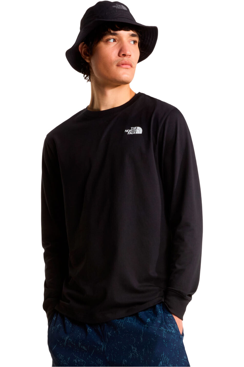 The North Face camiseta montaña manga larga hombre M EVOLUTION BOX NSE REGULAR LONG SLEEVE vista frontal