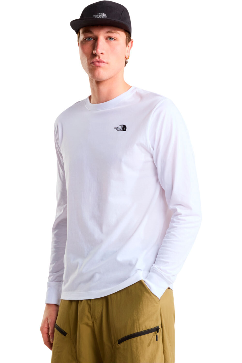 The North Face camiseta montaña manga larga hombre M EVOLUTION SIMPLE DOME REGULAR LONG SLE vista frontal