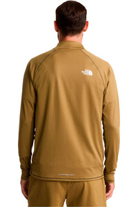 The North Face camiseta montaña manga larga hombre M SUNRISER 1/4 ZIP vista trasera