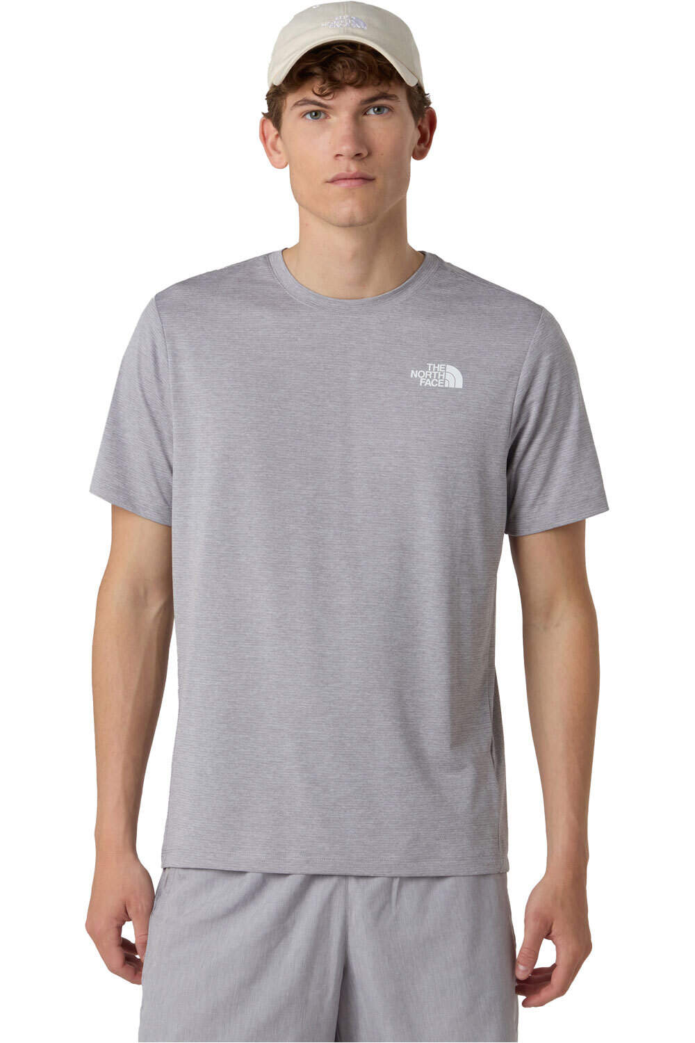The North Face camisetas trail running manga corta hombre M 24/7 S/S TEE REG vista frontal