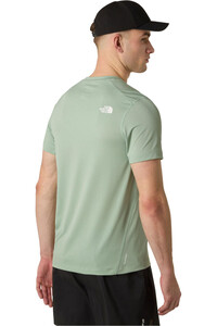 The North Face camisetas trail running manga corta hombre M LIGHTBRIGHT S/S TEE vista trasera