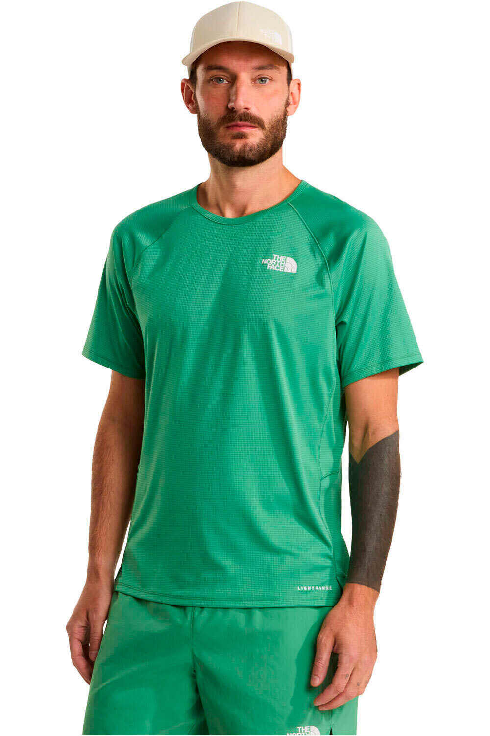 The North Face camisetas trail running manga corta hombre M SUNRISER SS vista frontal