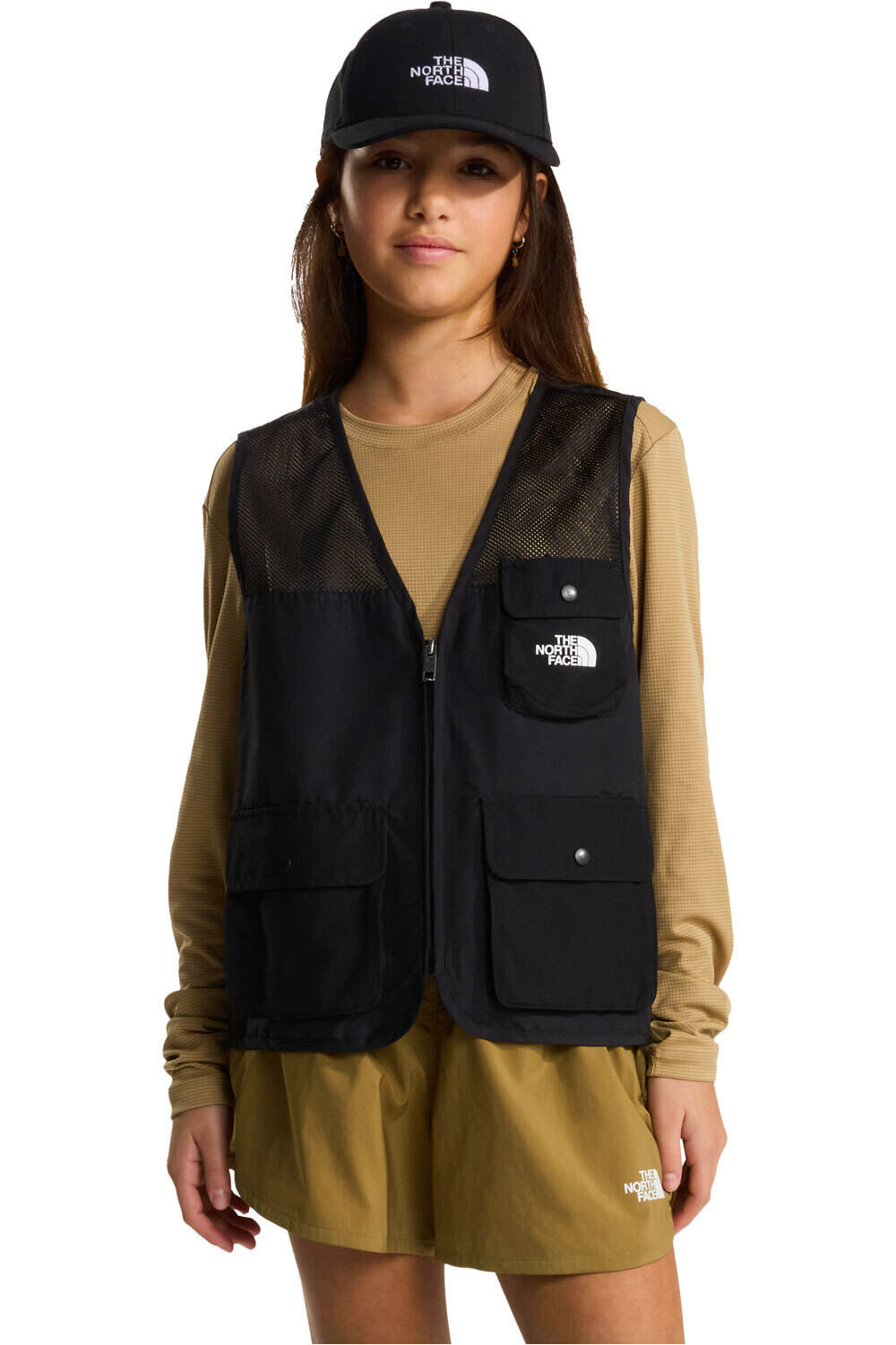 The North Face chaleco niño TEEN CAMP VEST - AP vista frontal