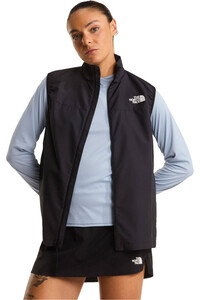 The North Face chaleco outdoor mujer W FONTANALES WIND VEST vista detalle