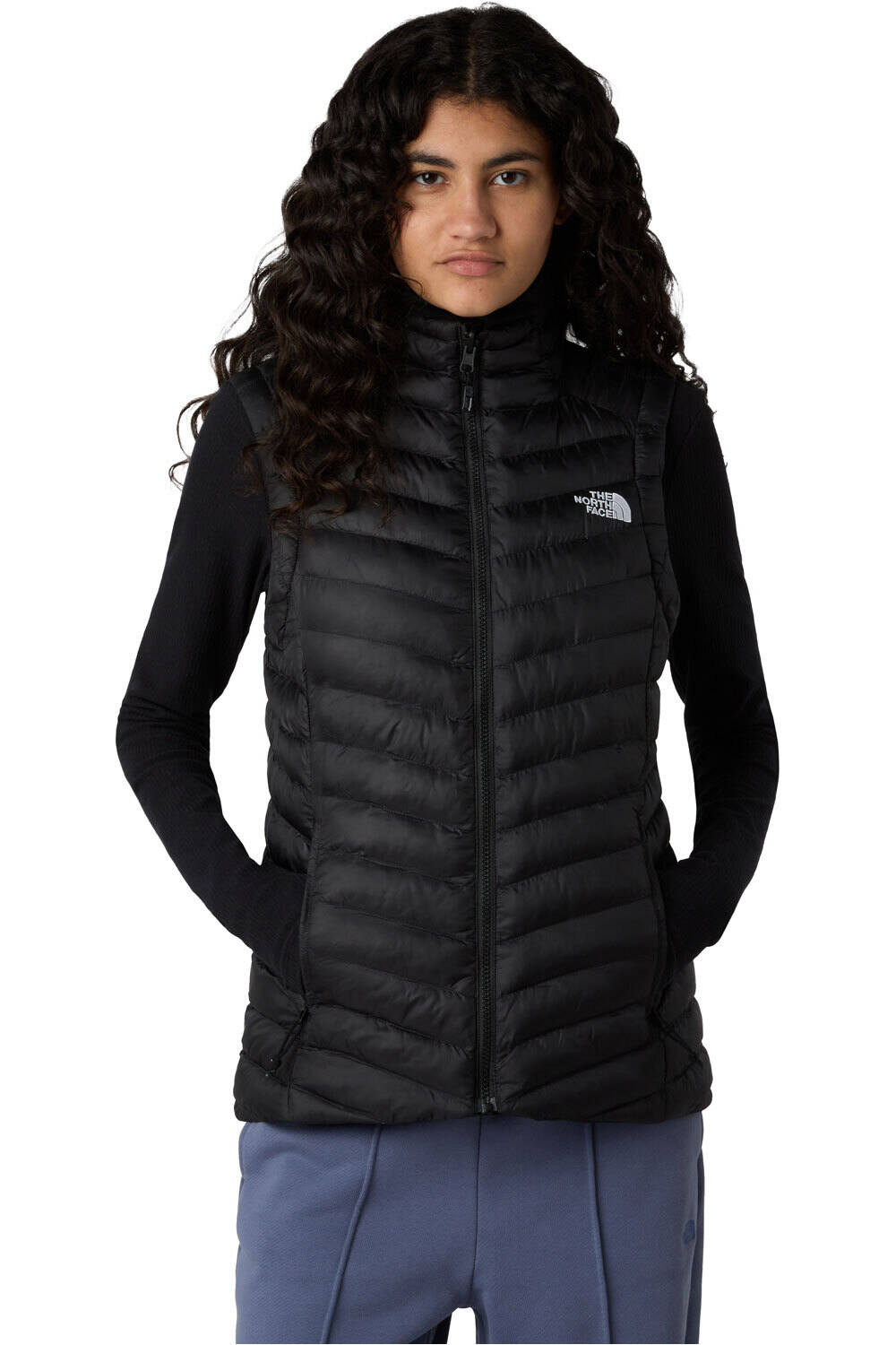 The North Face chaleco outdoor mujer W HUILA SYNTH VEST vista frontal