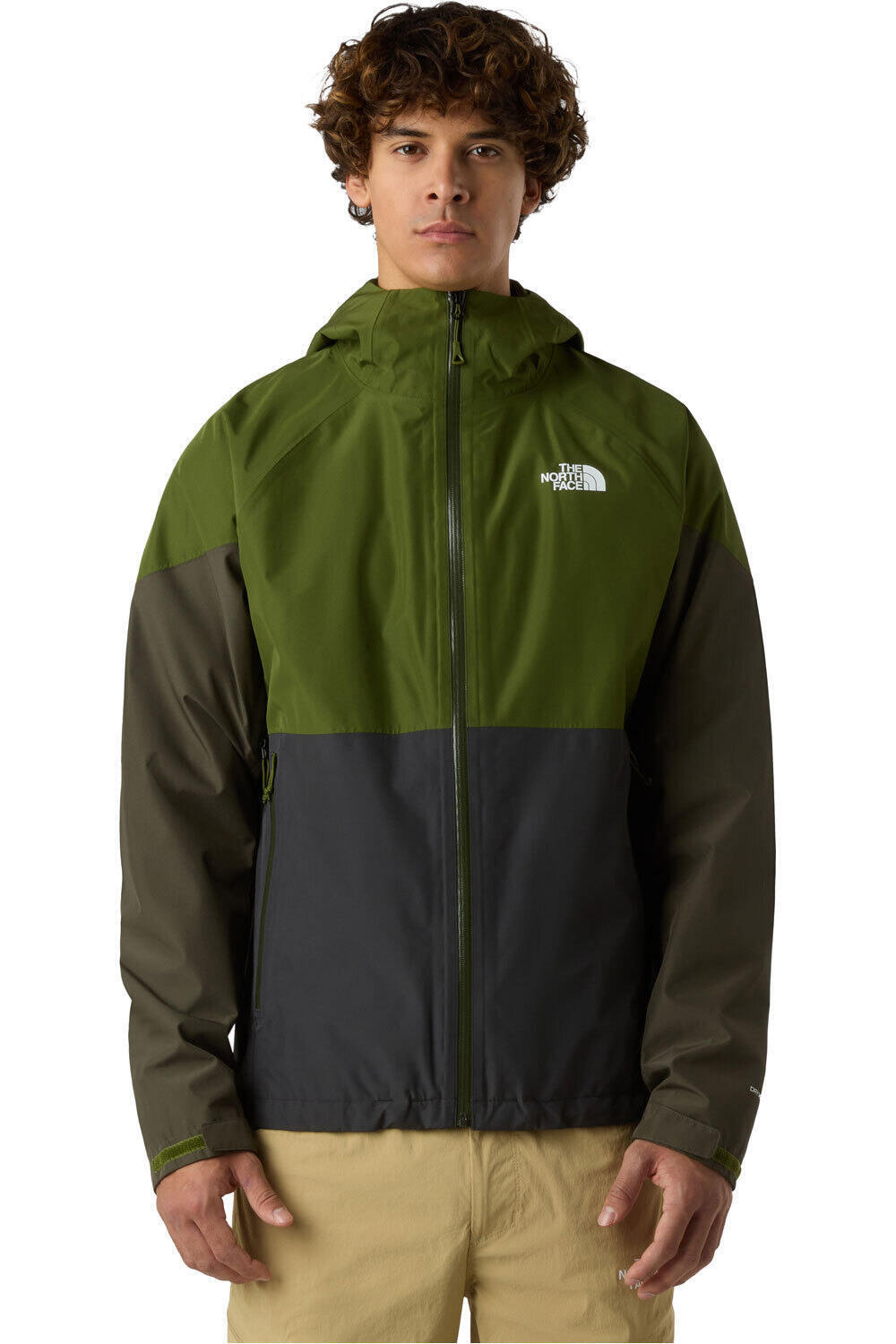 The North Face chaqueta impermeable hombre M LIGHTNING ZIP-IN JACKET vista frontal