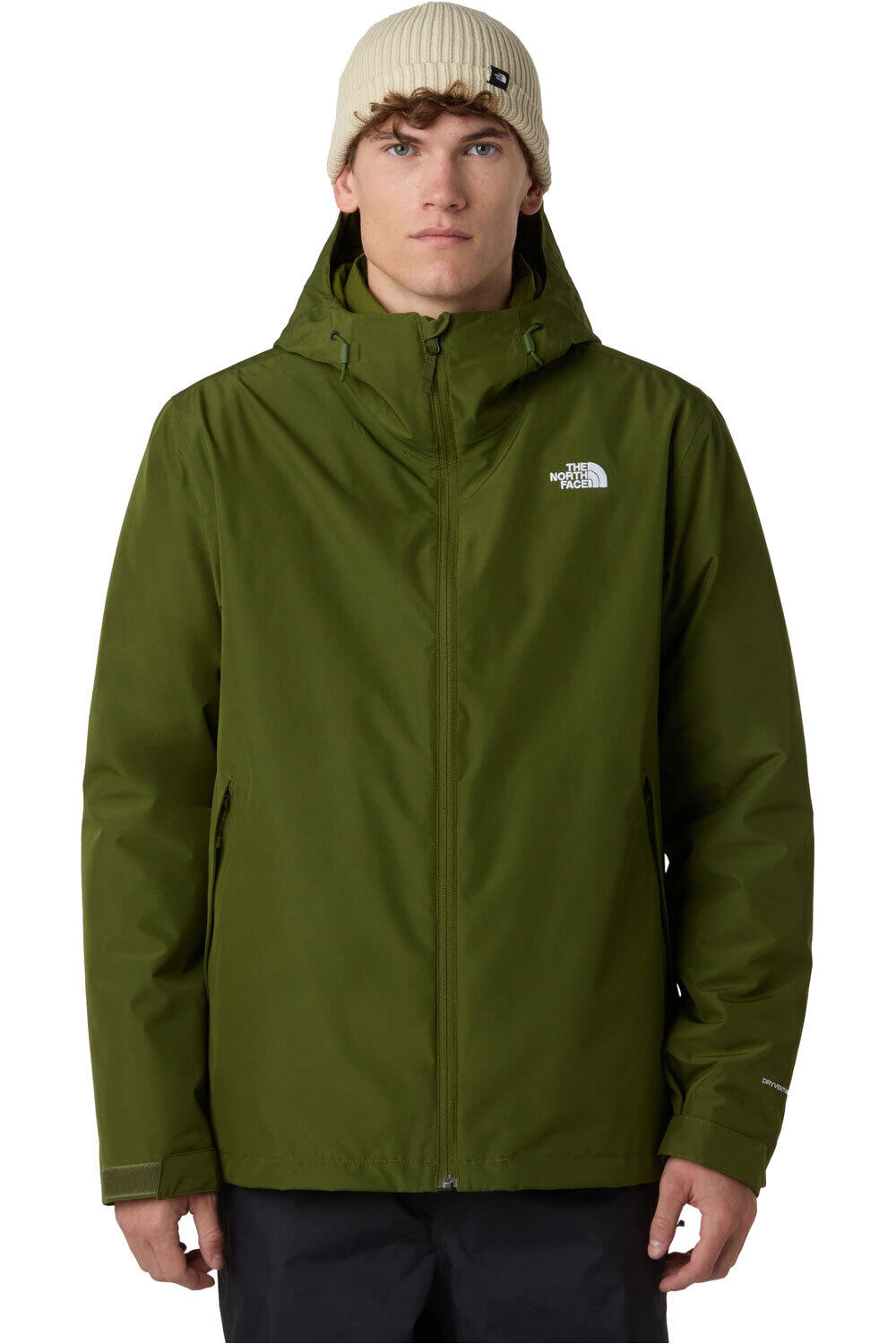 The North Face chaqueta impermeable insulada hombre M CARTO MONO TRICLIMATE HOODED JACKET vista detalle