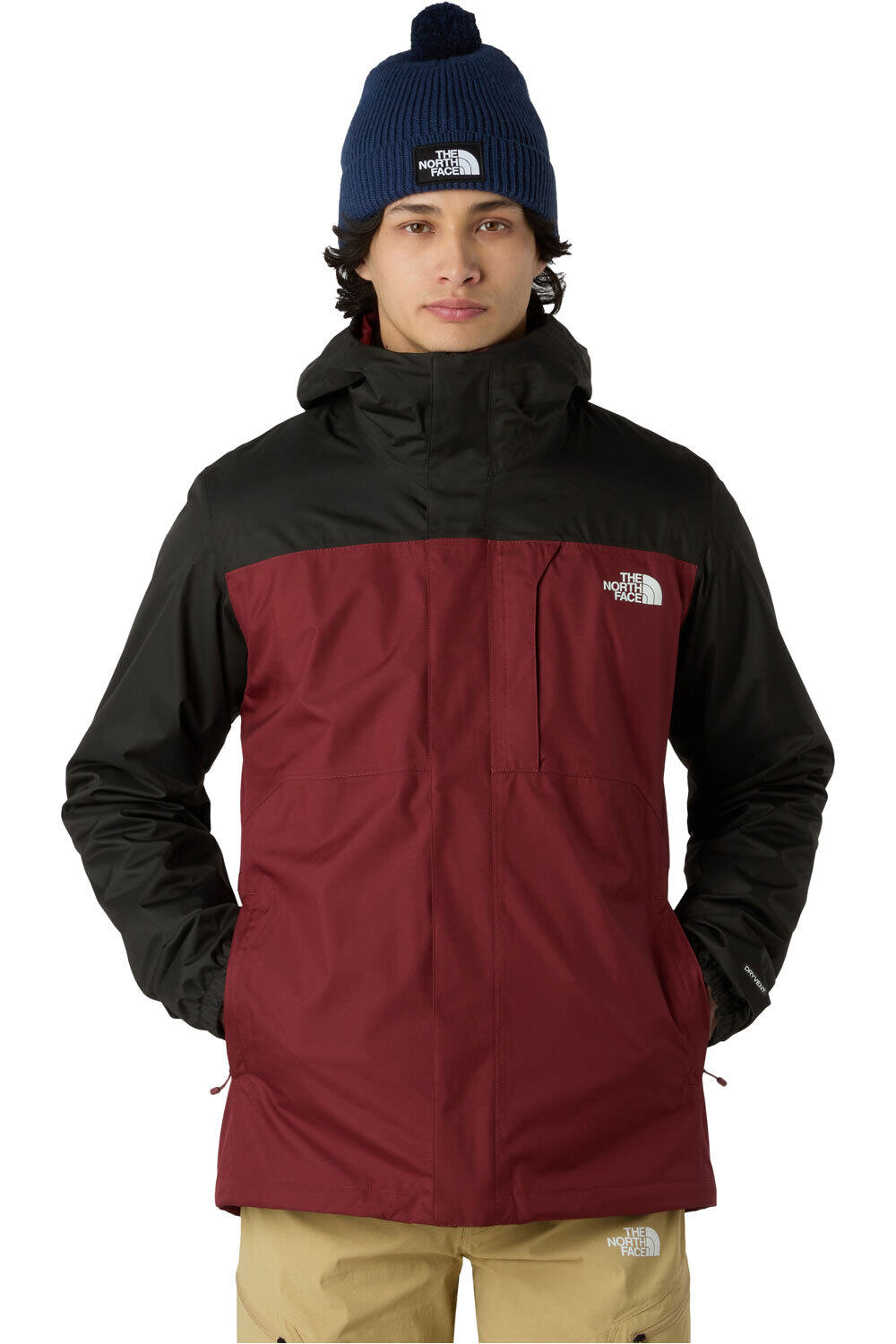The North Face chaqueta impermeable insulada hombre M QUEST TRICLIMATE JACKET vista frontal