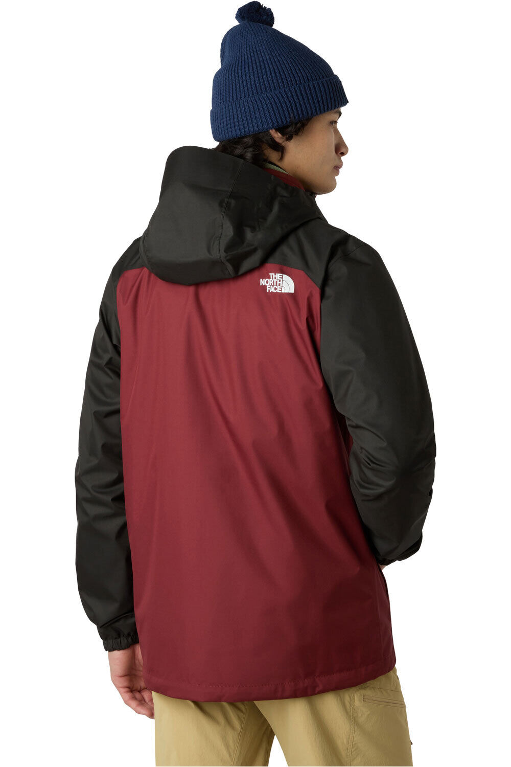 The North Face chaqueta impermeable insulada hombre M QUEST TRICLIMATE JACKET vista trasera