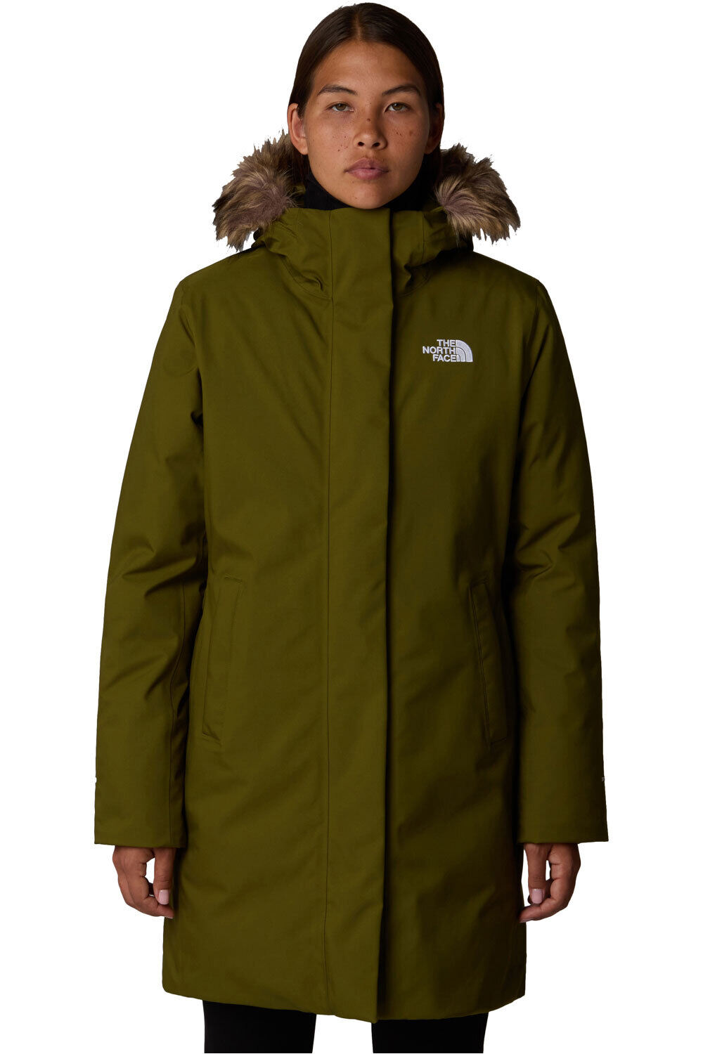 The North Face chaqueta impermeable insulada mujer W ARCTIC PARKA vista frontal