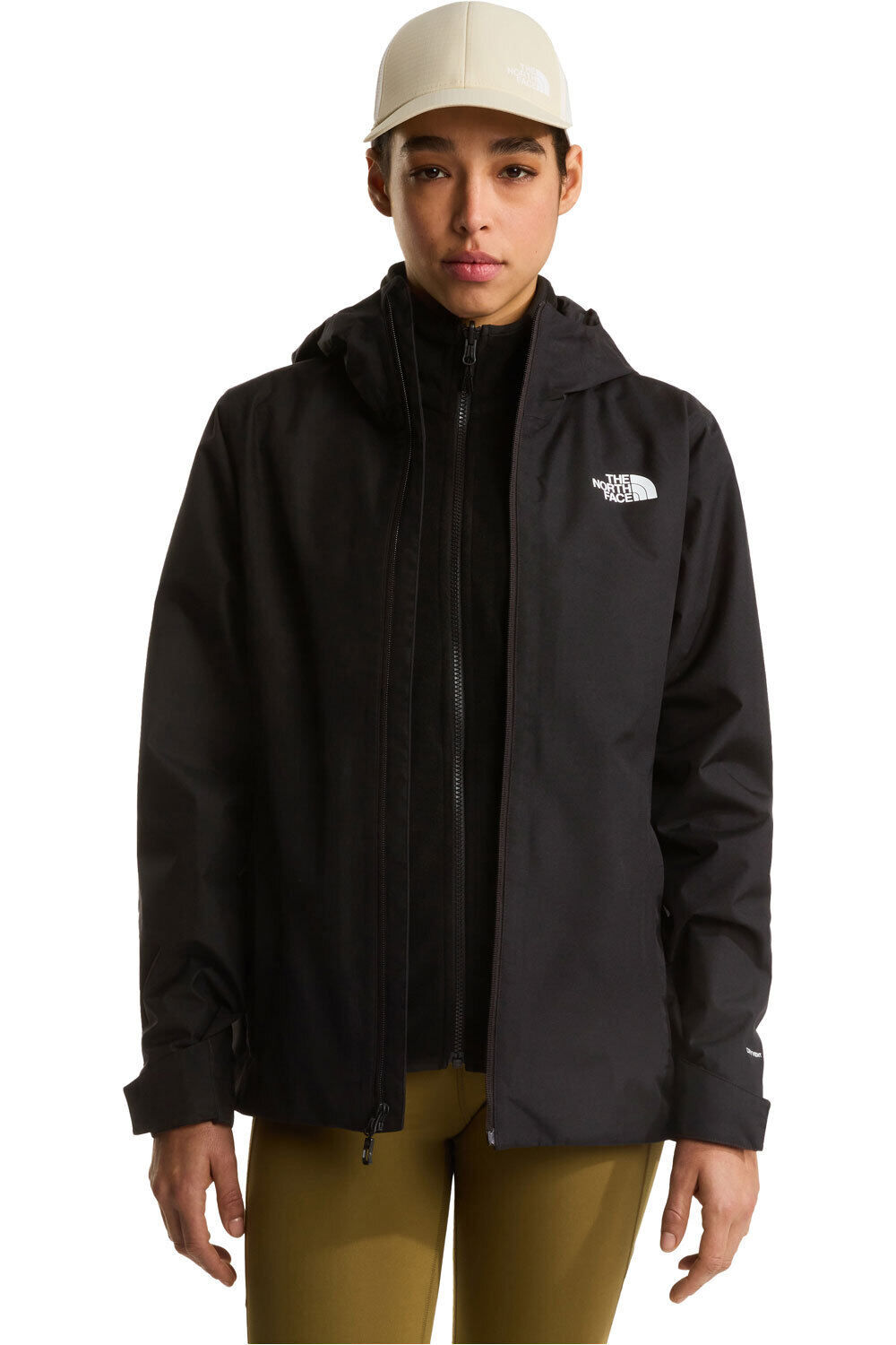 The North Face chaqueta impermeable insulada mujer W QUEST MONO TRICLIMATE vista frontal