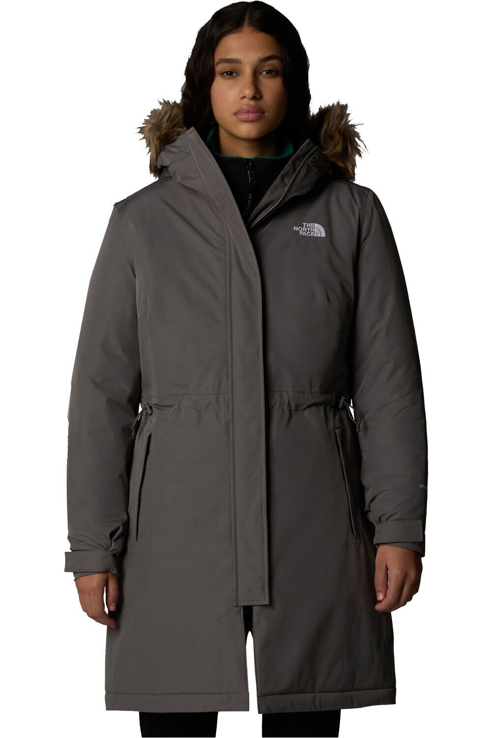 The North Face chaqueta impermeable insulada mujer W ZANECK PARKA vista frontal